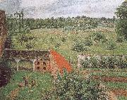 Camille Pissarro scenery out the window Sweden oil painting artist